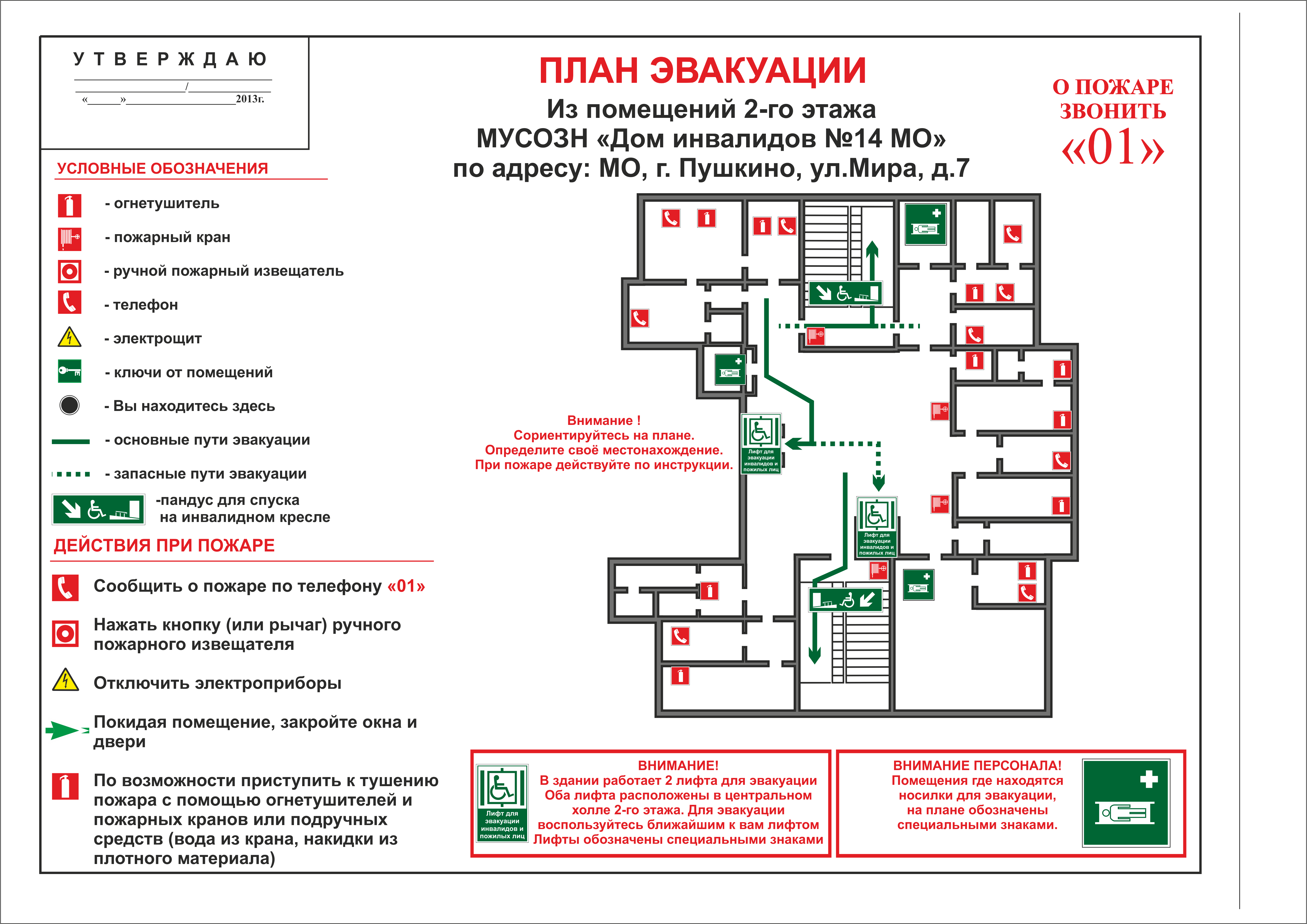 Инструкция по пожарной безопасности в поликлинике